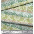 thumbnail image 2 of Soimoi polyester Crepe Fabric Stripe & Ogee Damask Decor Fabric Printed Yard 42 Inch Wide, 2 of 3