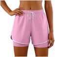 thumbnail image 5 of RFQWOVSR Women's High Waist 2-in-1 Athletic Shorts with Pockets Quick Dry Running Shorts for Women S, 5 of 5