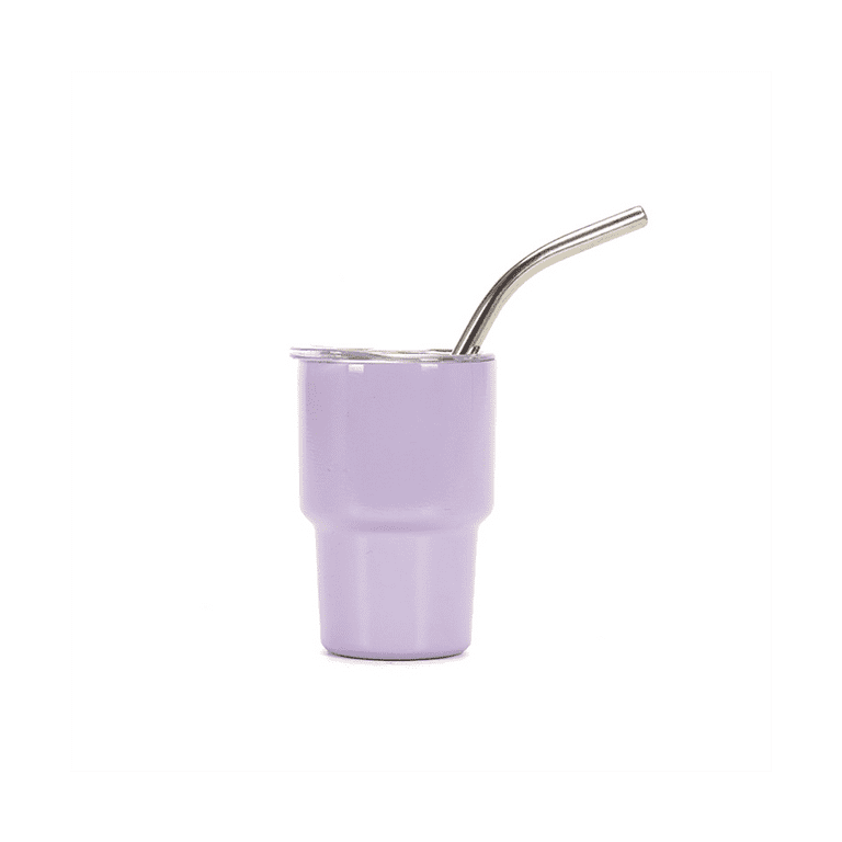 2-3oz Mini Stanley Shot Glass With Straw and Lid. Plain or