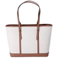 thumbnail image 3 of Michael Kors Jet Set Travel Large East West Tote Laptop Bag Vanilla Mk, 3 of 4