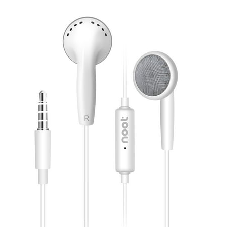 noot premium earphones with mic stereo for iphone, ipod, ipad, android smartphone, tablets, mp3 players -
