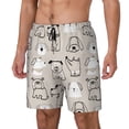 thumbnail image 2 of Daiia Puppy Mens Swim Trunks Swim Shorts Quick Dry Swim Shorts with Mesh Lining Pockets-Large, 2 of 9