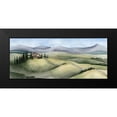 thumbnail image 2 of Popp, Grace 24x12 Black Modern Framed Museum Art Print Titled - Watercolor Tuscany III, 2 of 5