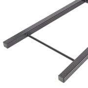 Kojem Clearance 28 Desk Legs ,Metal Chair Legs Table Legs ,28H×20W, Black Heavy Duty, Set of 2 ,Steel Desk Leg,Furniture Leg