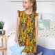 thumbnail image 4 of Balery Dancing African Womens Camisón de princesa para niñas, pijama de algodón con mangas abullonadas, suave y bonito.-Large, 4 of 6