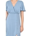 thumbnail image 4 of Vestido largo con abertura Roman Fashion /Juvenil, 2010 (Azul claro) azul ECH, 4 of 5