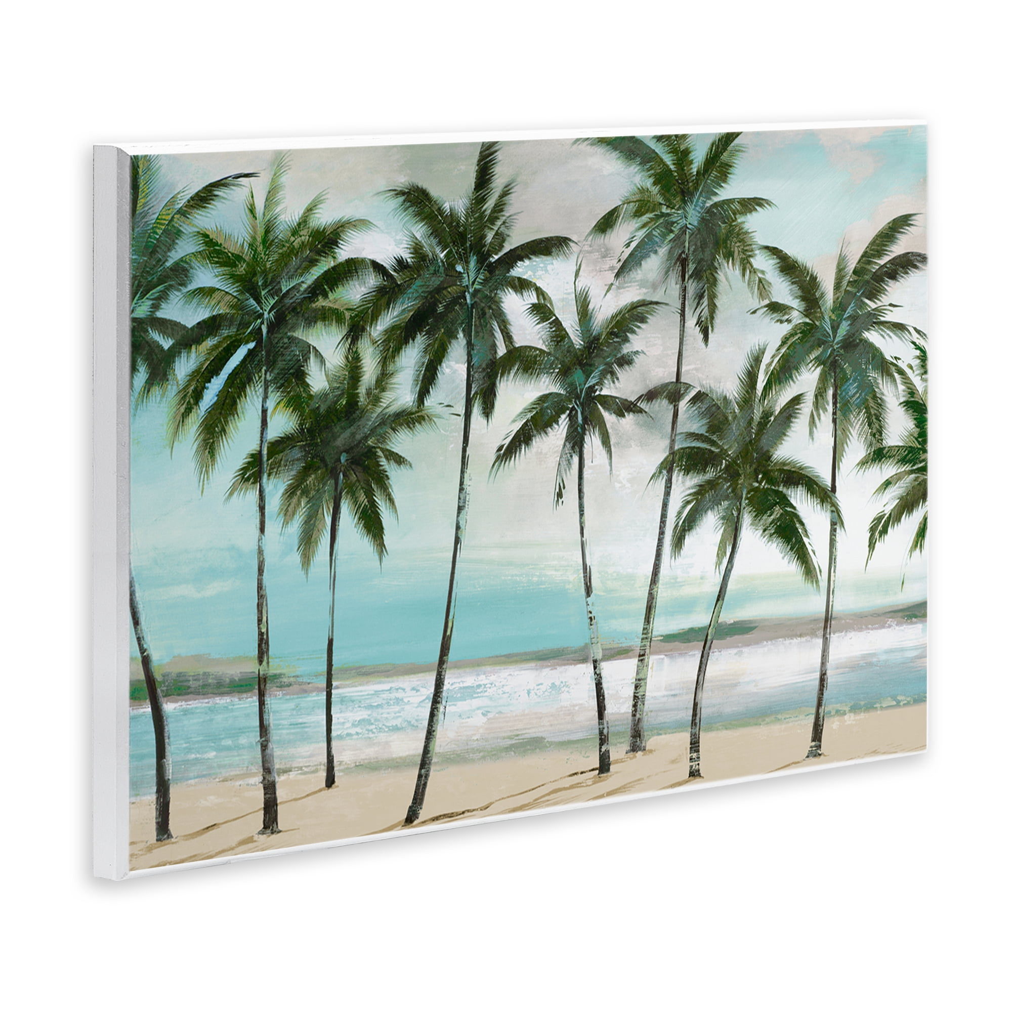 Stupell Industries Palms in A Row Coastal Wall Plaque Art, design by Lorenzo Collective
