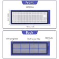 thumbnail image 3 of Amdohai Hepa Filter For Eufy Robovac L70 Hybrid Robot Vacuum Parts, 4-pack, 3 of 5