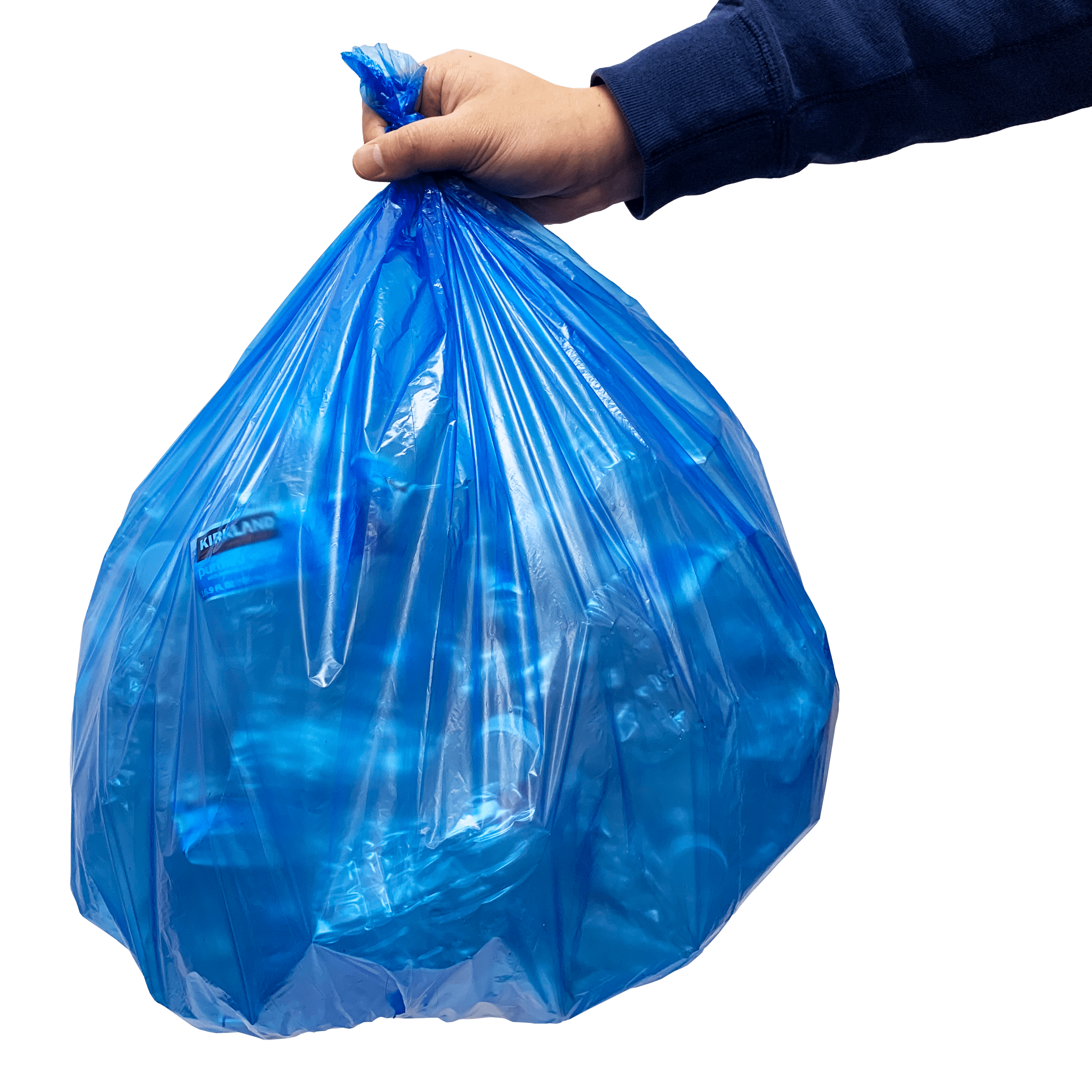 Blue Recycling Trash Bags 33Gallon By Primode – 100 Count Heavy Duty  Garbage Bag For Indoor Or Outdoor Use 33x39 MADE IN THE USA
