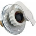thumbnail image 2 of JR Fresh Water Inlet 62185 Used For RV Fresh Water System; Flange Type; 1-1/2 Inch Diameter; 2-7/8 Inch Diameter x 1-5/8 Inch Valve Depth; Lead Free Brass Check Valve; Aluminum; With Rubber Dust Cap, 2 of 2