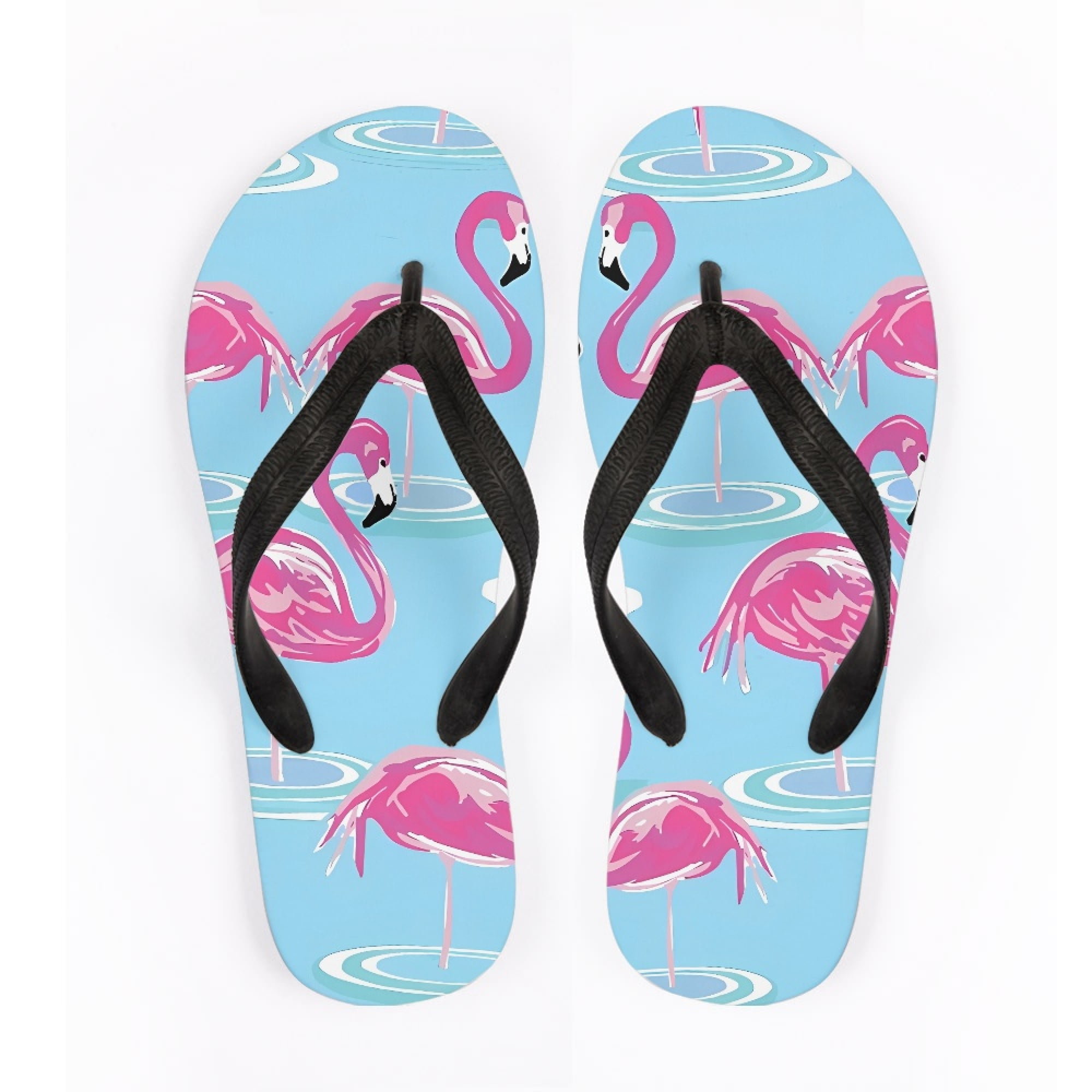 Womens flamingo flip flops sale