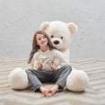 thumbnail image 2 of Giant Teddy Bear Plush Stuffed Animal For Girlfriend Or Kids 31.5",(white), 2 of 5