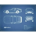 thumbnail image 3 of Rogan, Mark 14x12 Black Modern Framed Museum Art Print Titled - Porsche 944 Turbo-Blue, 3 of 5