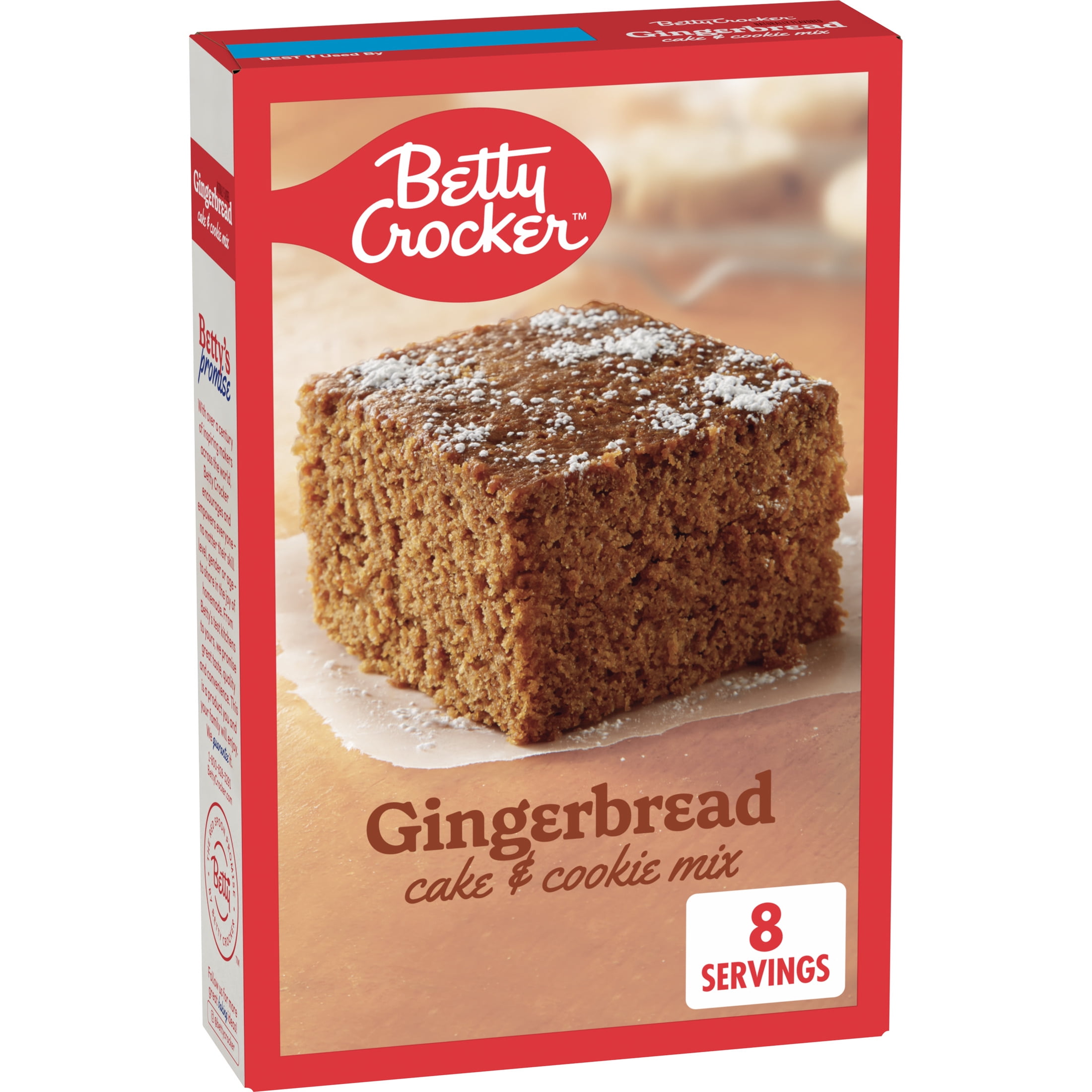(4 pack) Betty Crocker Gingerbread Cake and Cookie Mix, 14.5 oz.