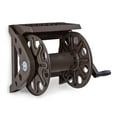 thumbnail image 3 of Liberty Garden 512 Wall Mounted Hose Reel with Shelf - Bronze, 3 of 4