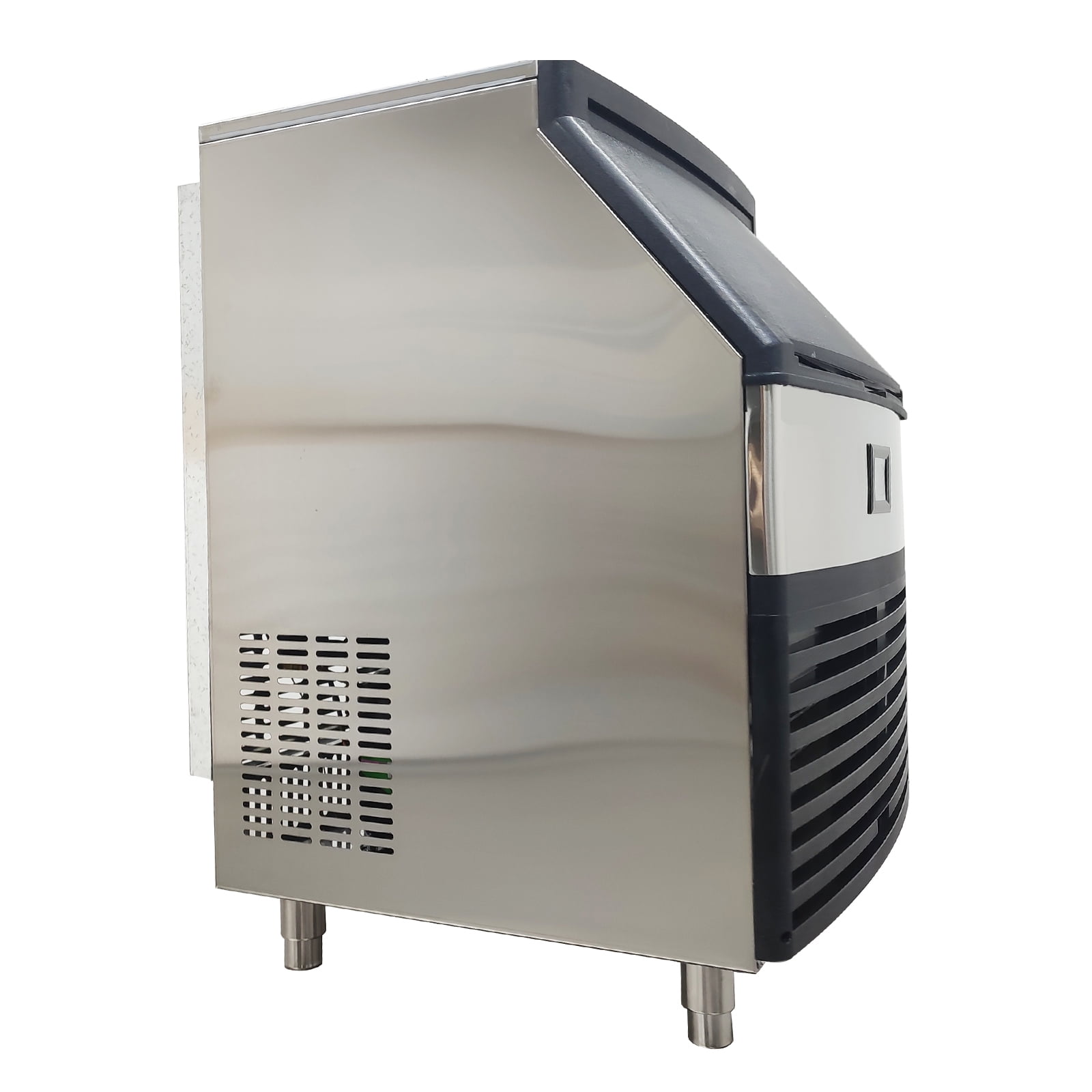 330LBS Freestanding Stainless Steel Ice Machine with Filter Water Cooled Ice Making Machine