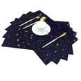 thumbnail image 2 of XMXY Woven Placemats Set of 6 PCS, Universe Stars Space Table Mats Washable Heat Resistant Placemats, 2 of 6