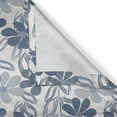thumbnail image 6 of Ambesonne Floral Valance & Curtain, Pastel Colors with Leaves, 55"x45", Pale Grey Slate Blue, 6 of 7