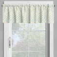 thumbnail image 2 of Ambesonne Retro Valance Pack of 2, Polka Dots Rounds Retro, 42"X12", Mint Green Marigold, 2 of 5