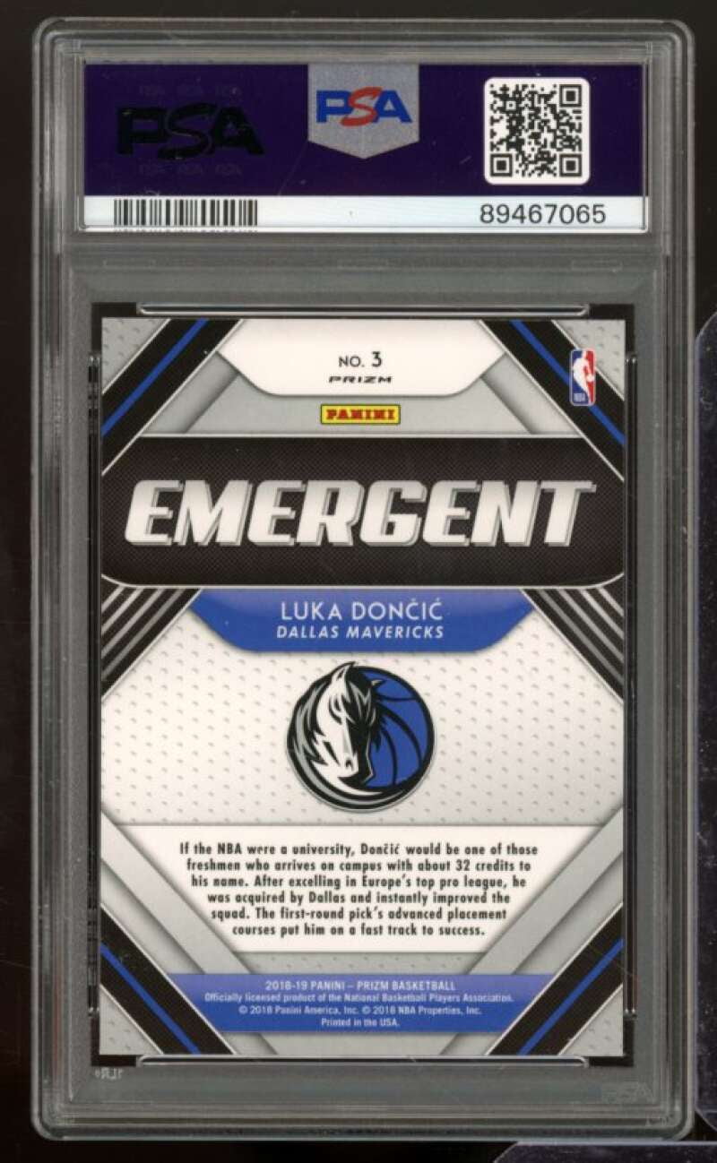 Luka Doncic Rookie Card 2018-19 Panini Prizm Emergent Silver Luka Doncic Rookie Card 2018-19 Panini Prizm Emergent Silver