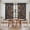 Blue, variant on Boho Green Flowers Kitchen Curtain for Berdoom Living Room Cafe 72 Inch Length, Spring Abstract Watercolor Floral Leaf Tiers Curtains Light Filtering Drapes Window Treatment 2 Panels 52"Wx72"L