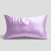 Silk Pillowcase for Hair and Skin,Toddler Size Kids Silk Pillow Case with Hidden Zipper,Allergen Proof Dual Sides Soft Breathable Smooth Silk Pillow Cover(25x18in)