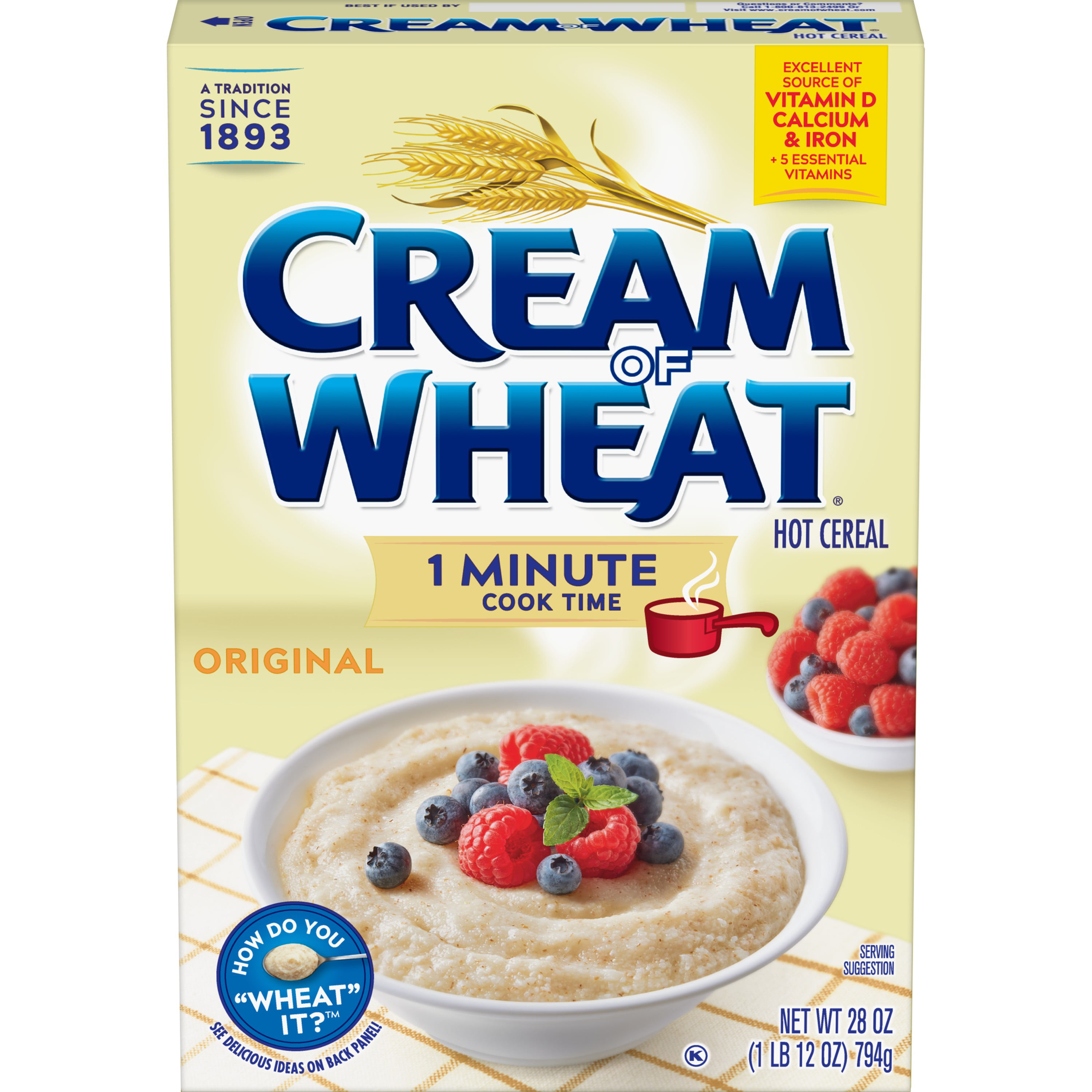 Pack ... Cream of Wheat 2.29 Ounce Hot Cereal to Go Maple Brown Sugar Walnut 