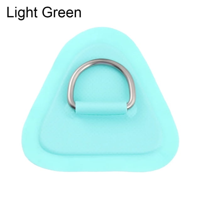8pcs , Inflatable Boat PVC Patch With Stainless Steel Ring Kayak Surfboard Dinghy Raft Canoe Firm Cord Buckle Ring Pad
