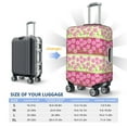 thumbnail image 6 of Xecao Flowers print Elastic Luggage Cover, with double-sided print , is perfect for travel, business, and daily use, 6 of 9