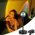 thumbnail image 1 of SOFYBTO A Sunset Lamp,Sunset Lamp Projection,FYBTO tic Sunset Projector,Rainbow Projection Night Light,Sunset lamp Color Changing,Lamp for Girlfriend, 1 of 5