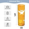 thumbnail image 2 of Cute Owl Pattern Design Plastic Vase 11.8'' x 3.9'' Transparent Non Breakable Decorative for Family, 2 of 6