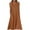 Orange-dresses for women, variant on FNFYFH Plus Size Tank Maxi Dress for Women Summer V Neck Sleeveless Long Beach Linen Dresses Casual Loose Sundress with Pockets