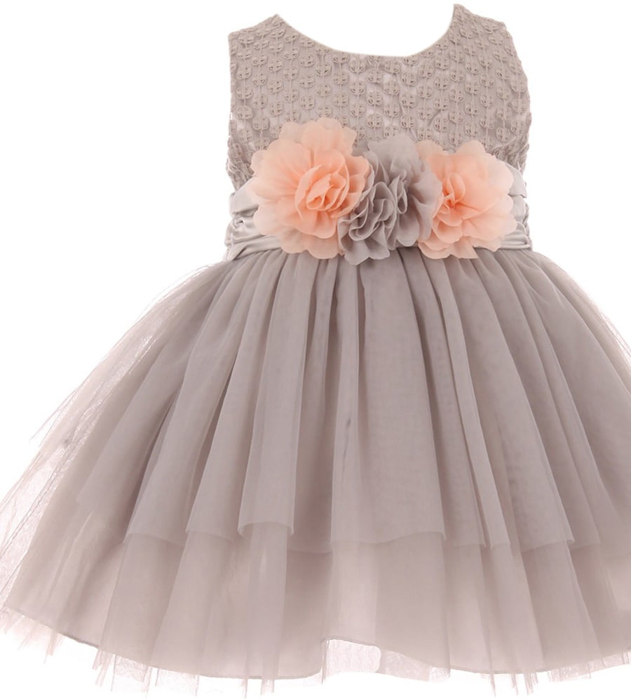 BNY Corner Baby Girl Sleeveless Lace Tulle Infant Toddler Baby Flower