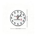 thumbnail image 3 of PONPRNGY Wooden Round Wall Clock Silent 9.8" Rustic Battery Operated Clock Home Decor for Living Room, Kitchen, Bedroom, and office, 3 of 6