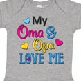 thumbnail image 4 of Inktastic My Oma and Opa Love Me with Hearts Boys or Girls Baby Bodysuit, 4 of 5