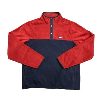 Lands' End Men's Bedford Rib Quarter Zip Long Sleeve Soft Cozy