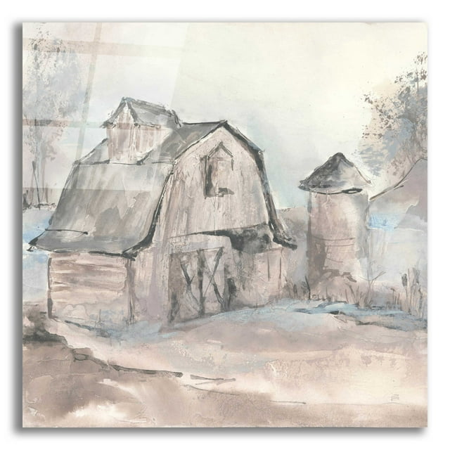 Epic Art  'Barn V' by Chris Paschke, 12"x12"