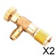 thumbnail image 1 of 2 Xrefrigerante Válvula De Carga Para Válvula De Seguridad Servicio Aire Acondicionado Calibre Manguera Estilo E, 1 of 8