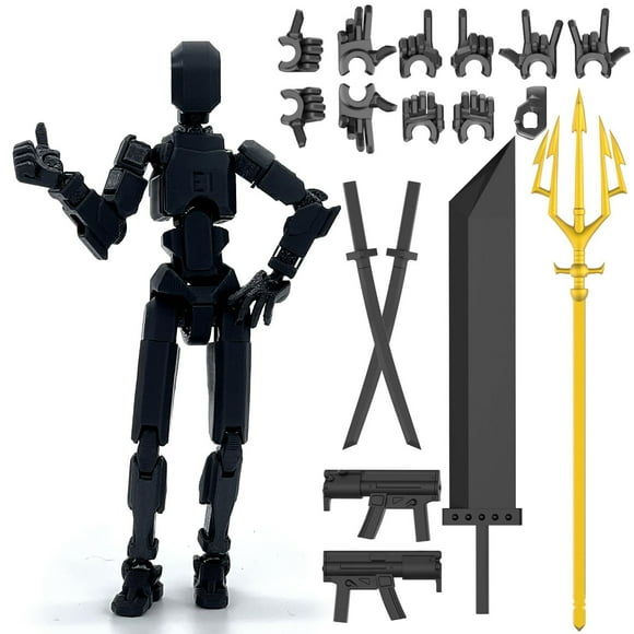 T13 Figurine Articulée, Figurine Articulée Imprimée 3D Titan 13, Figurine Articulée Lucky 13, Figurine Articulée Nova 13 Mannequin 13