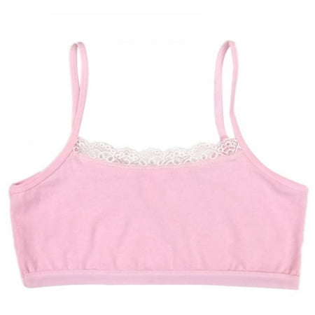 

Teen Girls Underwear Cotton Lace Bras Camisoles Sports Bra Top for Teens Training Bra 8-12Y