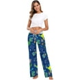 thumbnail image 6 of FREEAMG Women Pajama Pants Lounge Pants Long Stretch Comfy Sleepwear Space Rocket Dinosaurs, 6 of 7