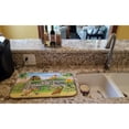 thumbnail image 2 of Rooster On Fence Dish Drying Mat, 2 of 7