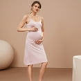 thumbnail image 5 of Pretty Comy Maternity Nursing Nightgown for Pregnant Women Breastfeeding Night Dress 3 Pack, 5 of 7