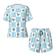 thumbnail image 4 of Lsque Funny Chicken Women's Short-Sleeved Pajama Set - 2 Piece Soft and Lightweight Sleepwear Set-4X-Large, 4 of 9