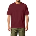 thumbnail image 2 of HAJWOH Mens Solid Color T-Shirts Short Sleeve Cotton Crew Neck Lightweight Moisture Wicking Casual Soft Basic Plain Tee Shirts, 2 of 4
