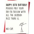 thumbnail image 1 of Tarjeta de cumpleaños Smithtuy para 10 años, diseño divertido con jerga Gen Z, 1 of 7
