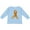 AE-Light Blue, variant on Leukemia Awareness with Orange Ribbon Made of Hearts Boys or Girls Long Sleeve Toddler T-Shirt