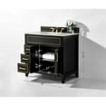 thumbnail image 4 of Ancerre Designs Aspen 36" Transitional Wood Bathroom Vanity Set in Black Onyx, 4 of 15