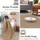 thumbnail image 5 of Alfombra Con Aspecto Lino Antideslizante A Las Manchas (Beige), 5 of 9