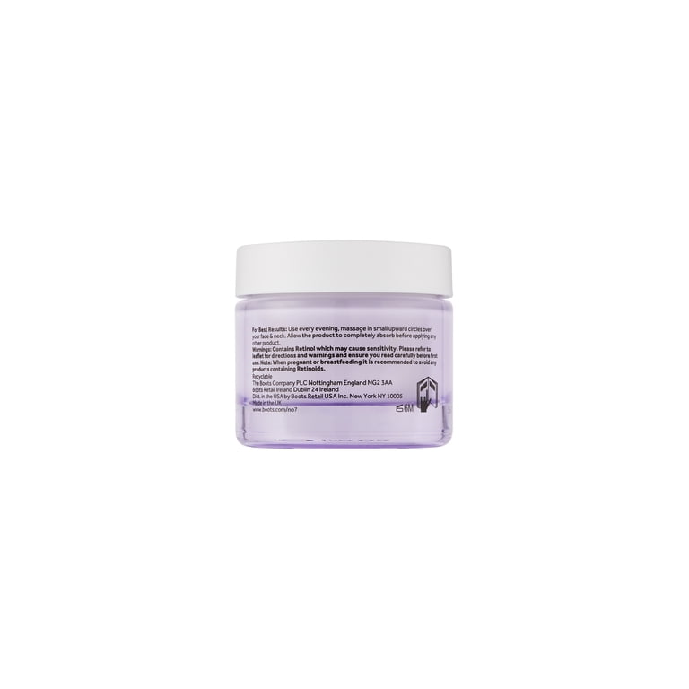 NO7 Pure Retinol Night Repair Cream with Collagen Peptides